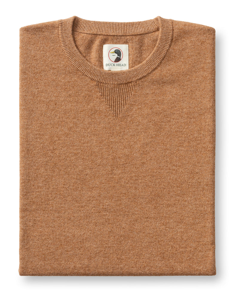 Henson Jersey Crewneck Sweater - Clay Heather