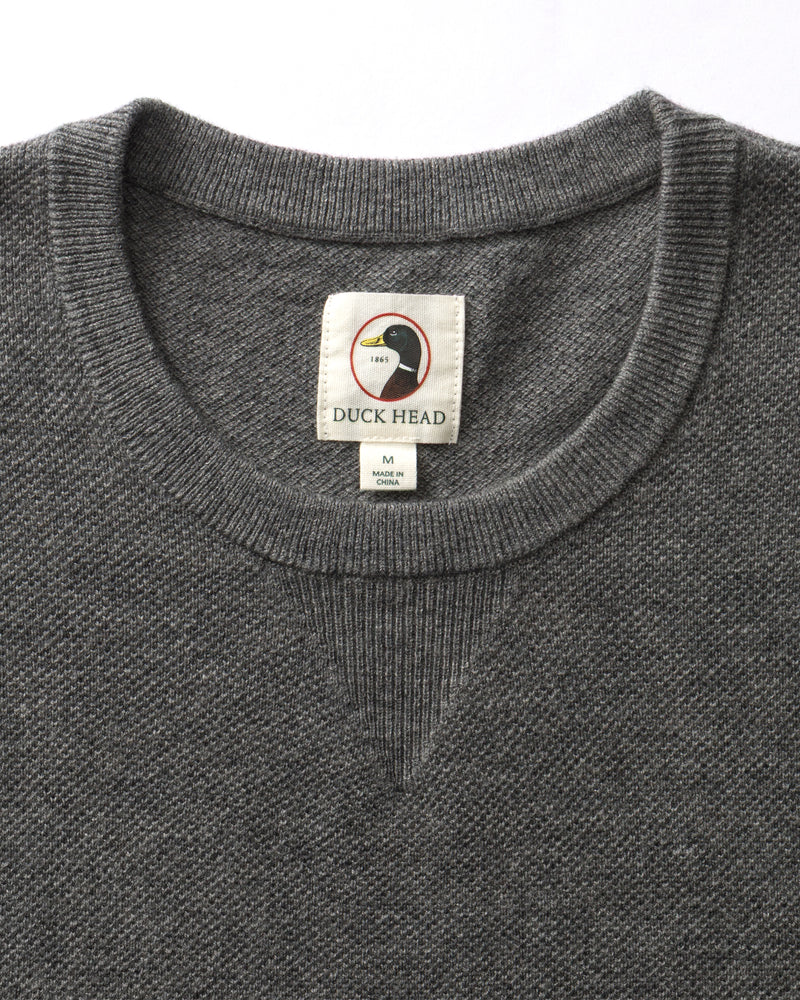 Henson Merino Crewneck Sweater - Brushed Nickel Heather