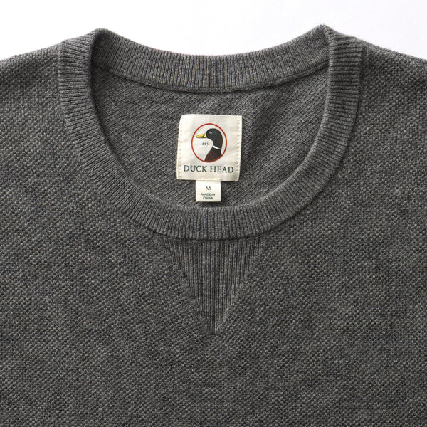 Henson Merino Crewneck Sweater - Brushed Nickel Heather