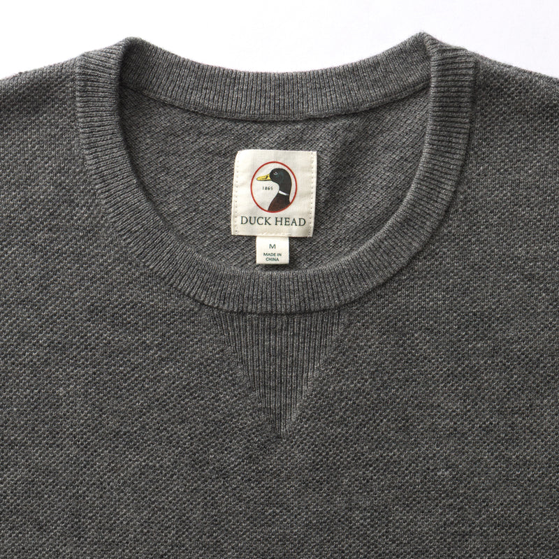 Henson Merino Crewneck Sweater - Brushed Nickel Heather