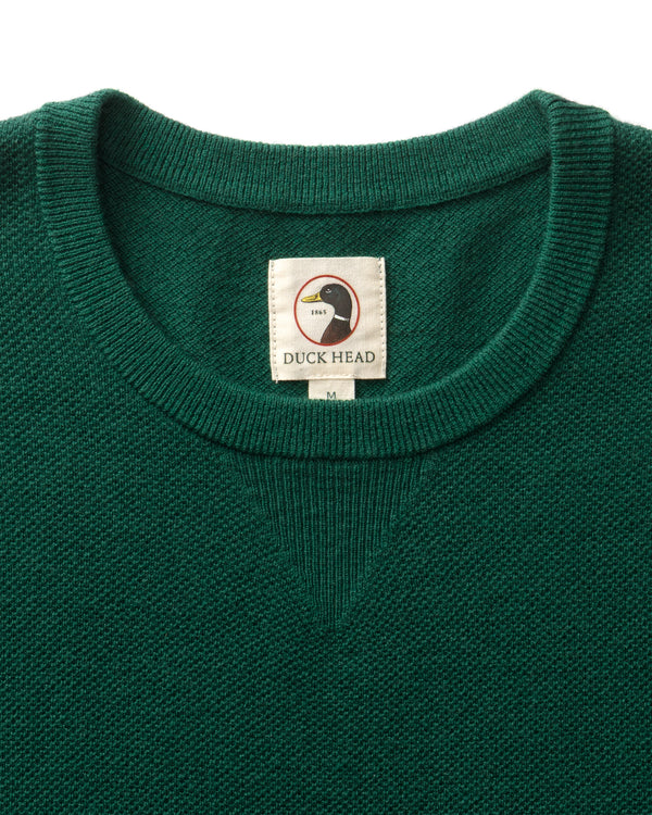 Henson Merino Crewneck Sweater - Hunter Green