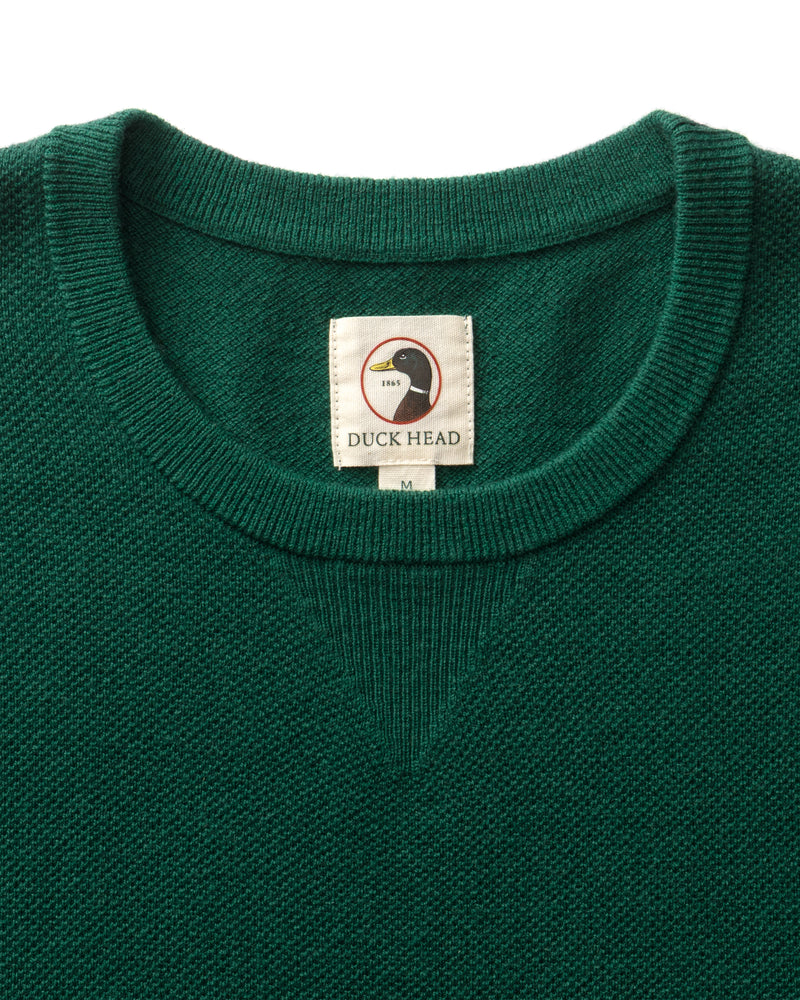Henson Merino Crewneck Sweater - Hunter Green
