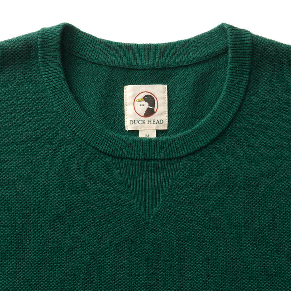 Henson Merino Crewneck Sweater - Hunter Green