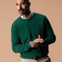 Henson Merino Crewneck Sweater - Hunter Green