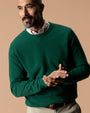 Henson Merino Crewneck Sweater - Hunter Green