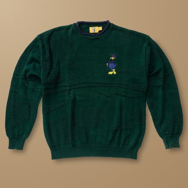 Duck Head Golf Intarsia Rollneck Sweater L - Duck Head Vintage