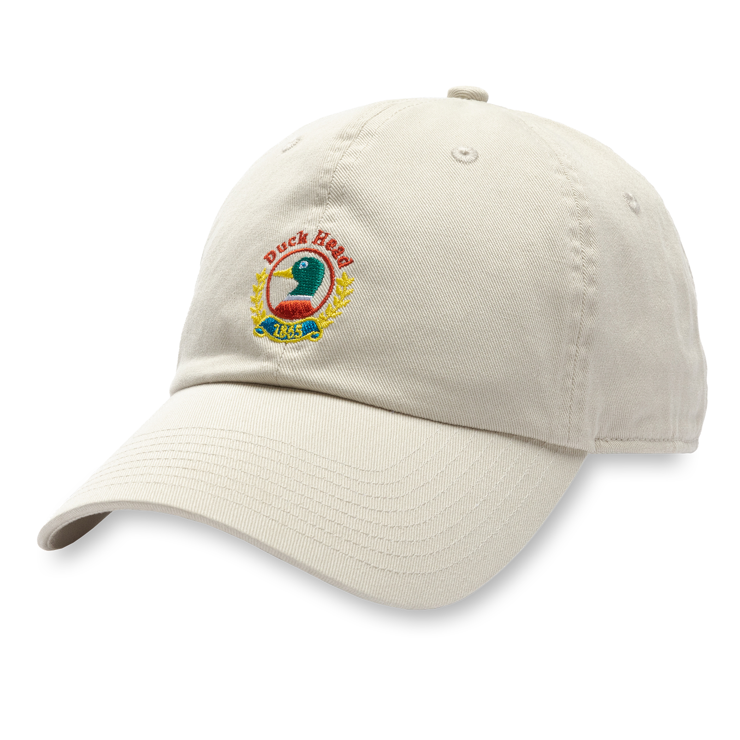Embroidered Crest Hat - Putty