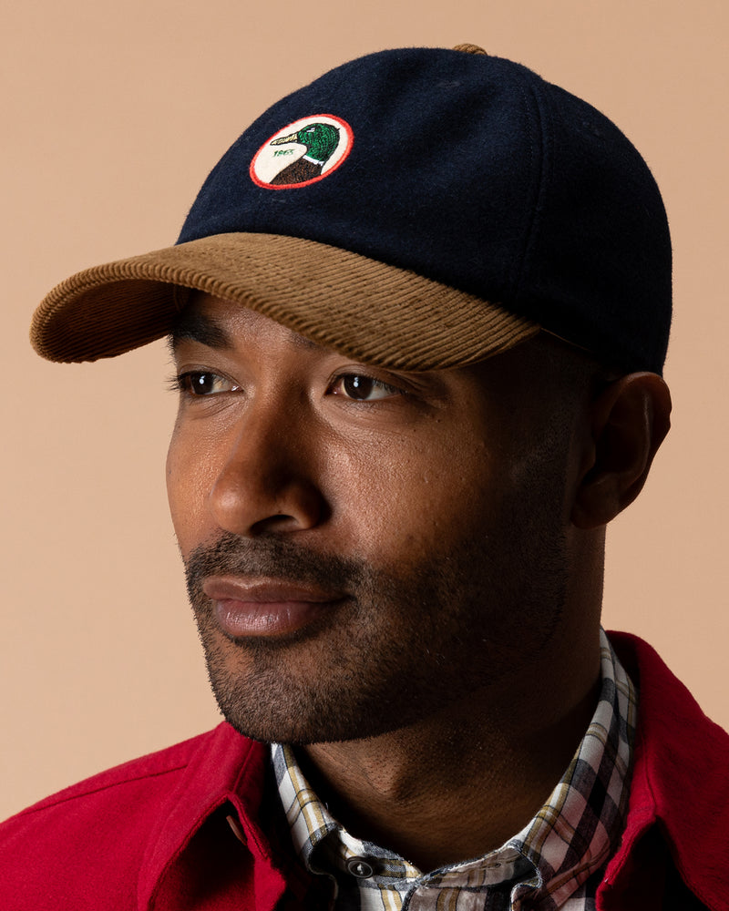 Circle Patch Twill Hat - Carbon Navy