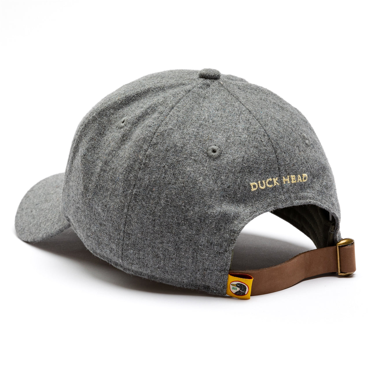 Circle Patch Flannel Hat - Heather Grey