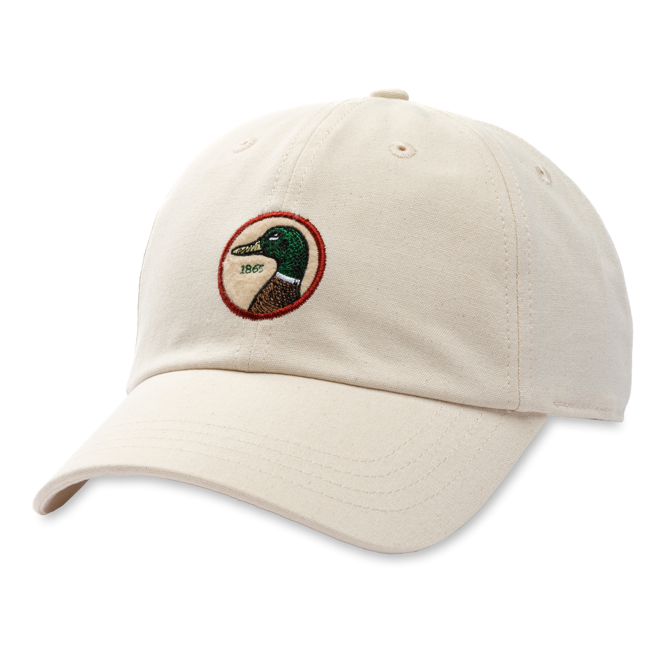 Circle Patch Canvas Hat