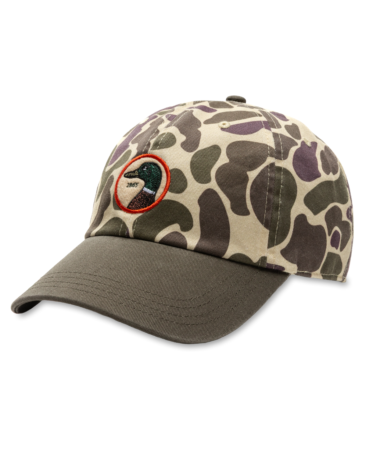 Circle Patch Twill Hat - Sandrift Khaki Camo