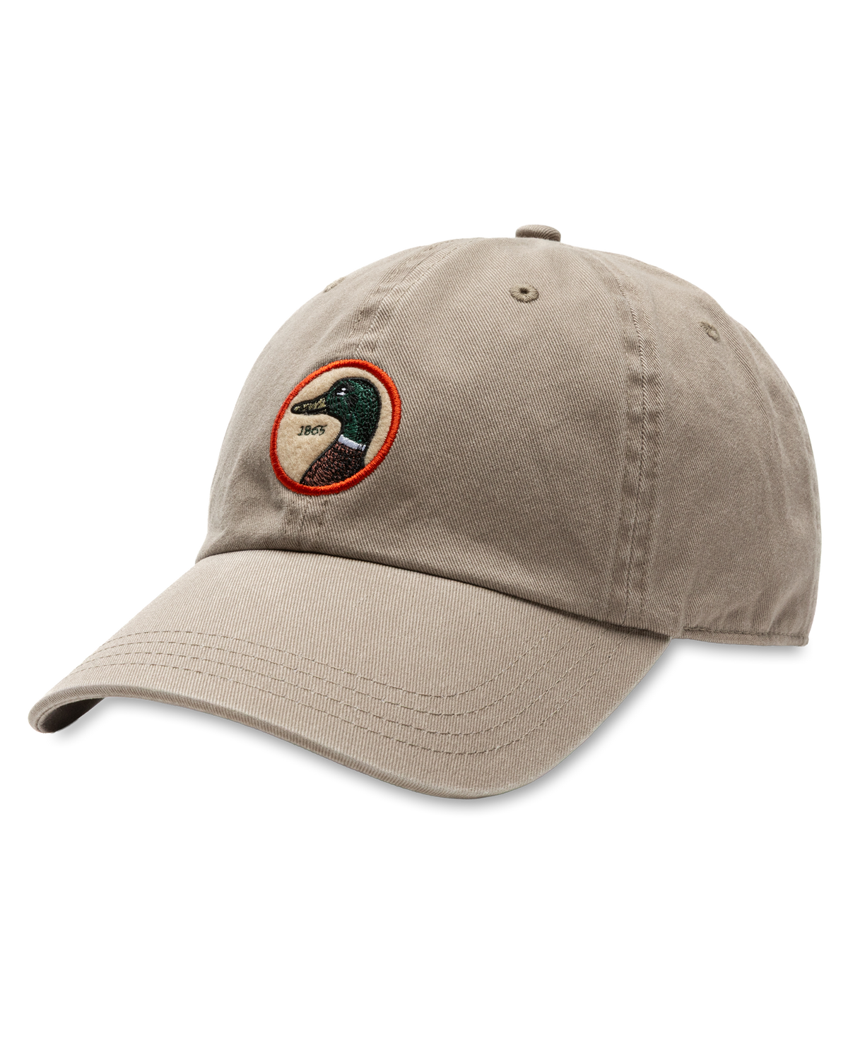 Circle Patch Twill Hat - Clay