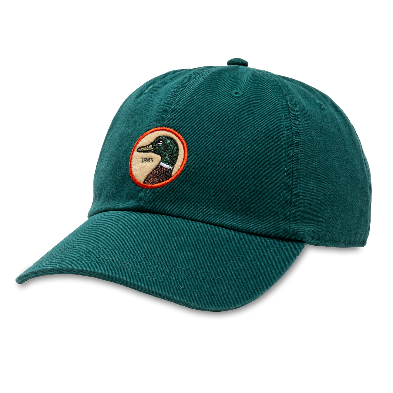 Circle Patch Twill Hat - Forest Green