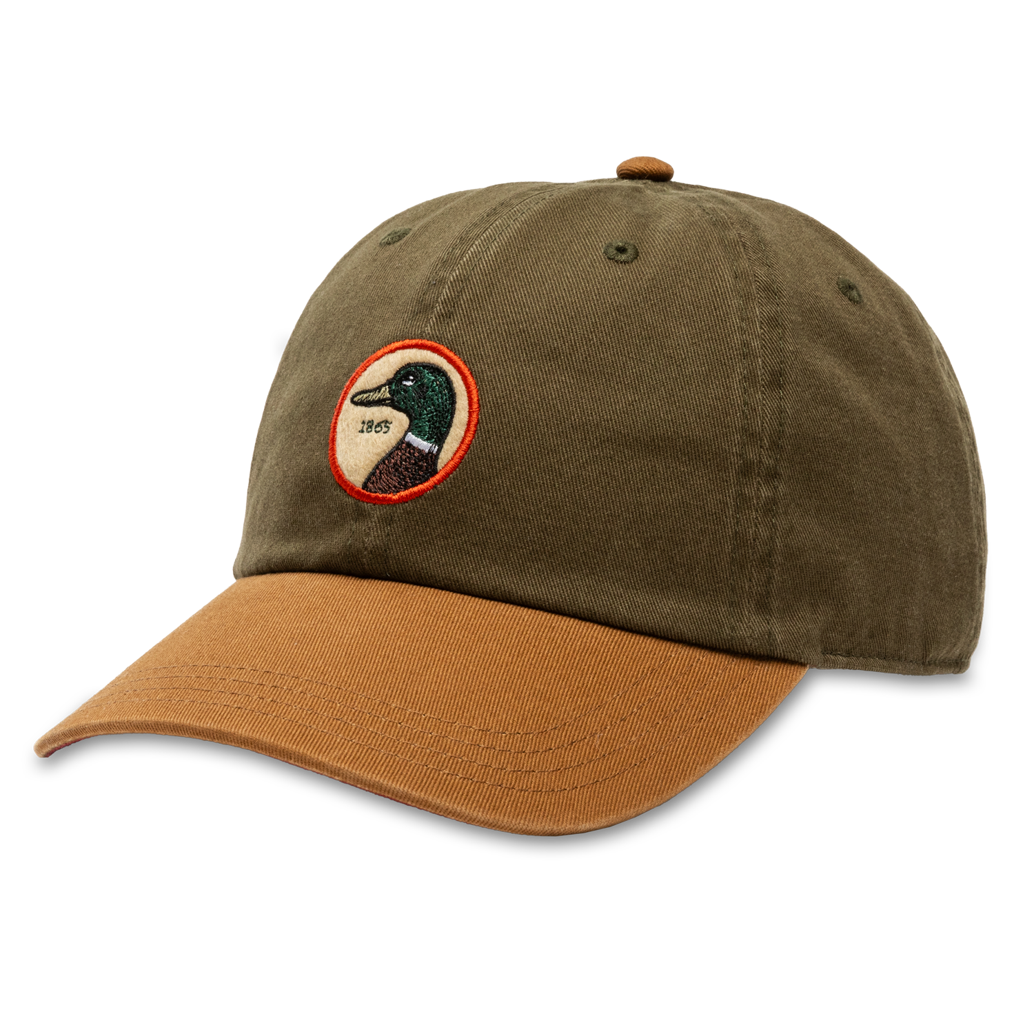 Circle Patch Twill Hat - Dark Olive