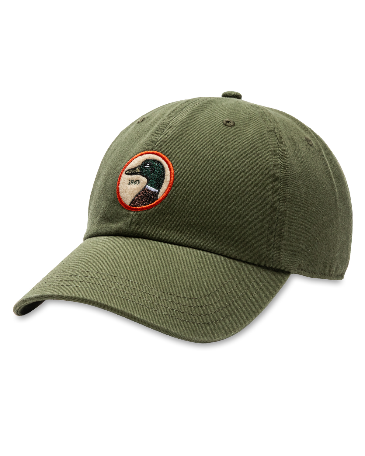 Circle Patch Twill Hat - Dark Forest Green