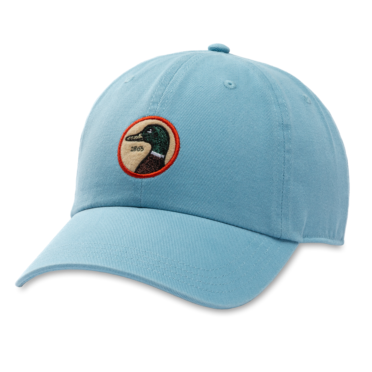 Circle Patch Twill Hat - River Blue