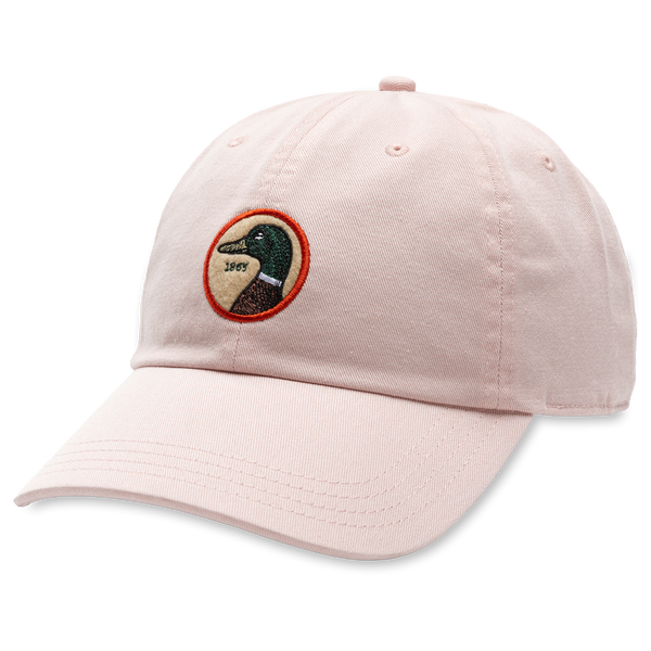 Circle Patch Twill Hat - Washed Pink