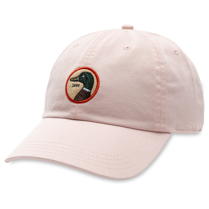 Circle Patch Twill Hat - Washed Pink