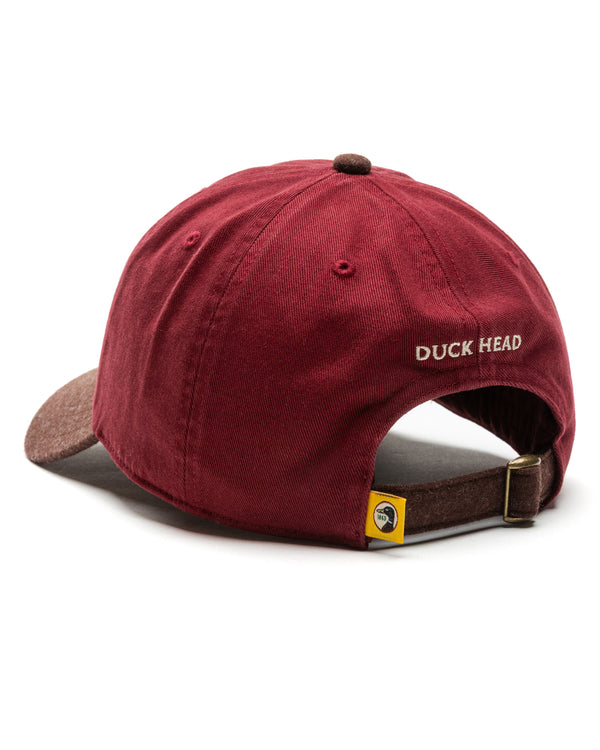 Circle Patch Twill Hat - Rhubarb Red