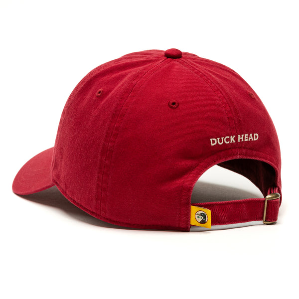 Circle Patch Twill Hat - Rio Red