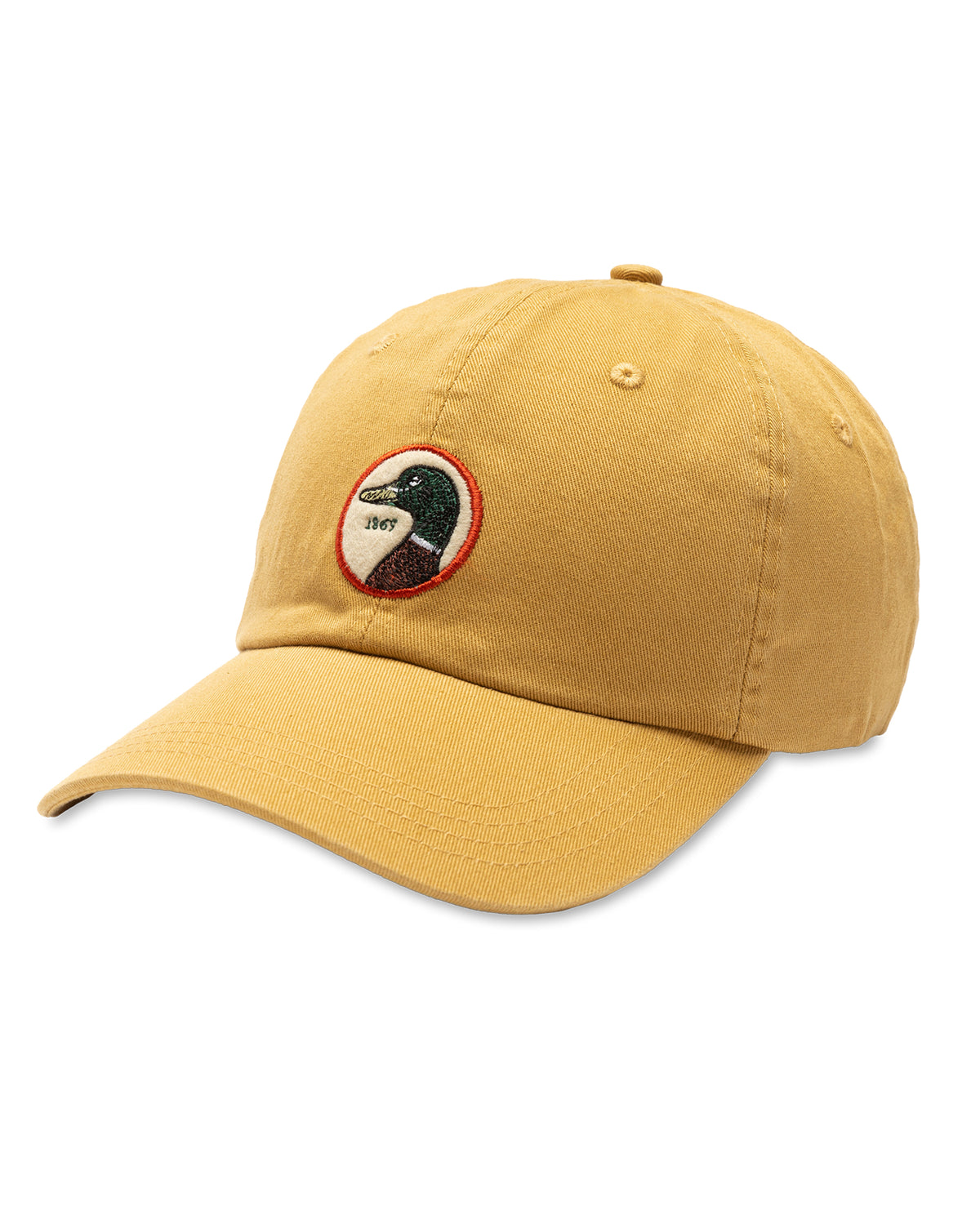 Circle Patch Twill Hat - Gold