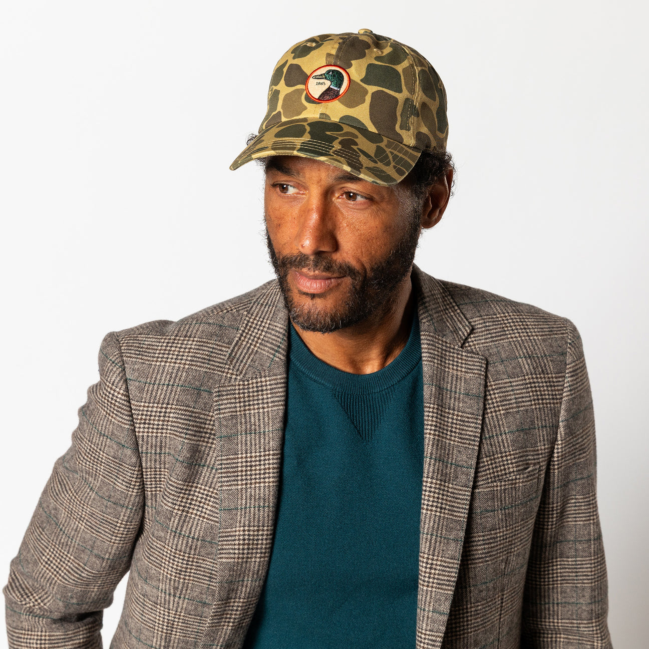 Circle Patch Twill Hat - Camo