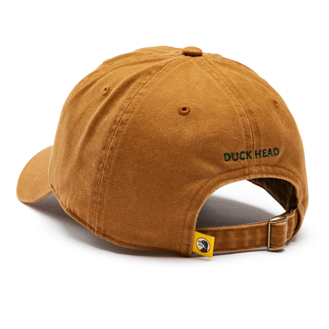 Embroidered Duck Twill Hat - Dark Amber – Duck Head