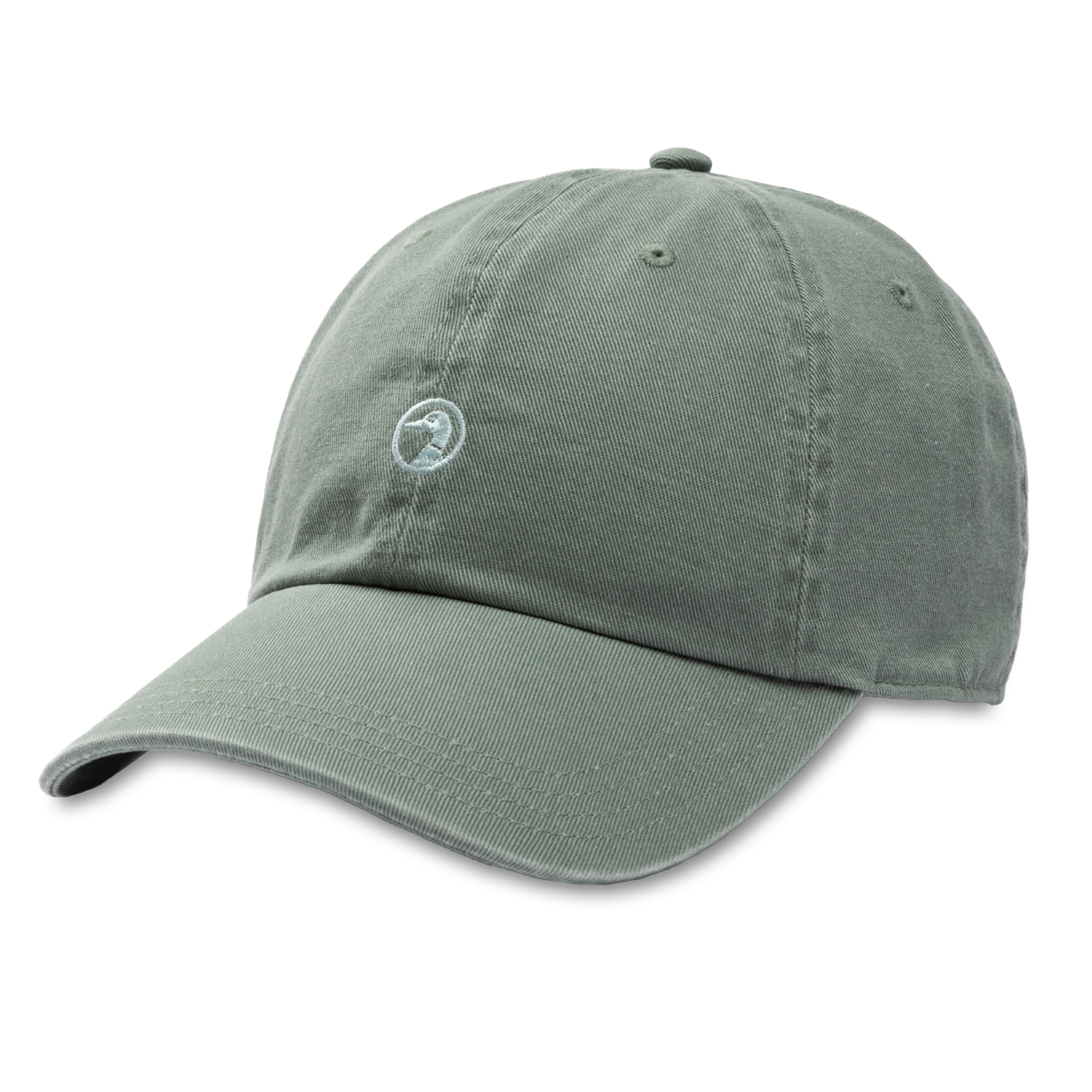 Embroidered Duck Twill Hat - Shadow Green