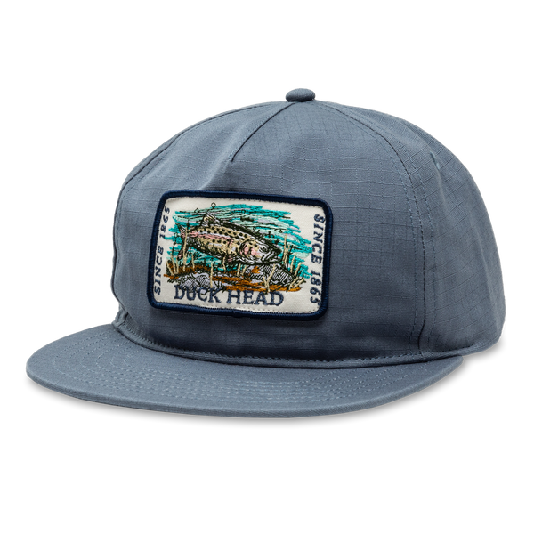 Ripstop Unstructured 5-Panel Hat - Shadow Blue