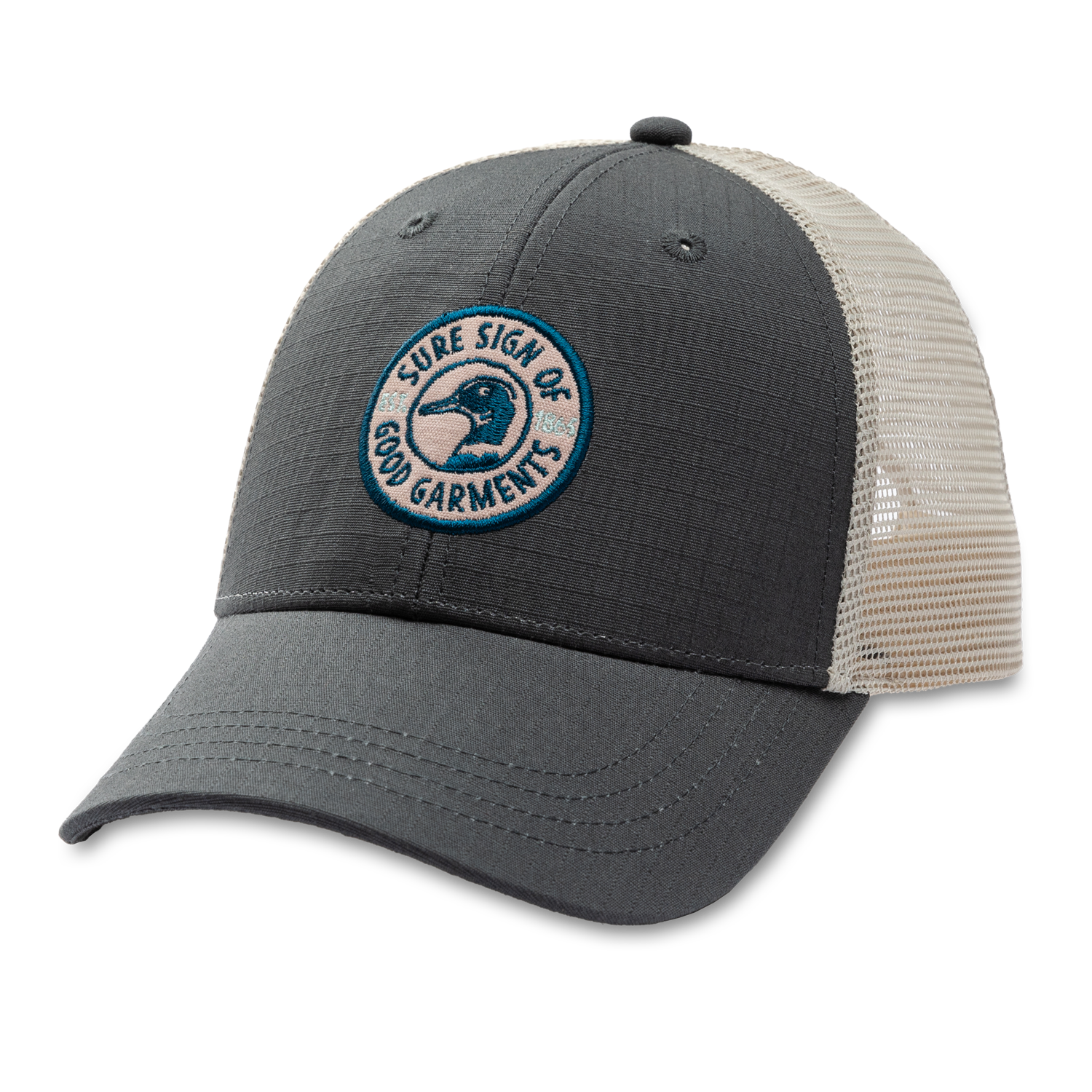Ripstop Unstructured Trucker Hat - Orion Blue