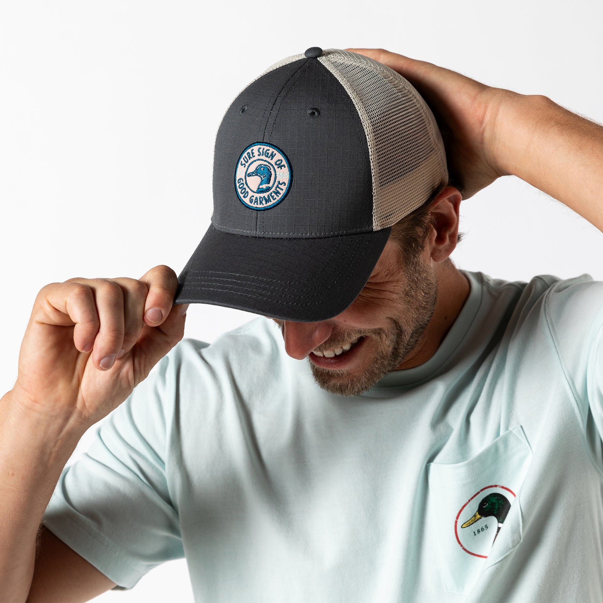 Ripstop Unstructured Trucker Hat - Orion Blue