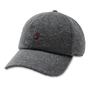Embroidery Logo Flannel Wool Hat - Heather Grey