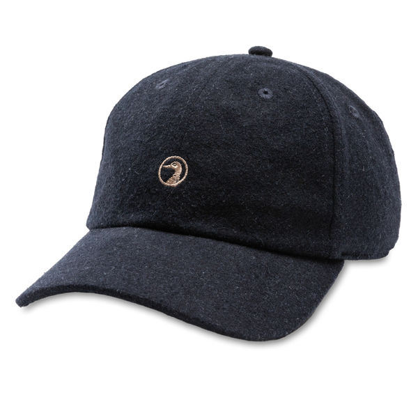 Embroidery Logo Flannel Wool Hat - Maritime Blue Heather