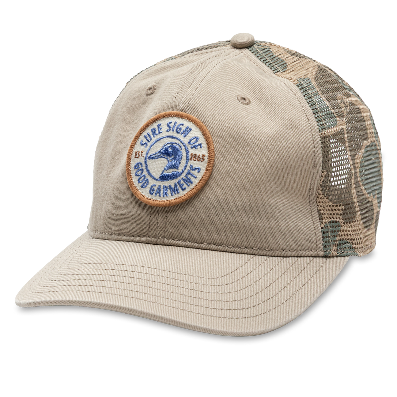 Camo Mesh Trucker Hat