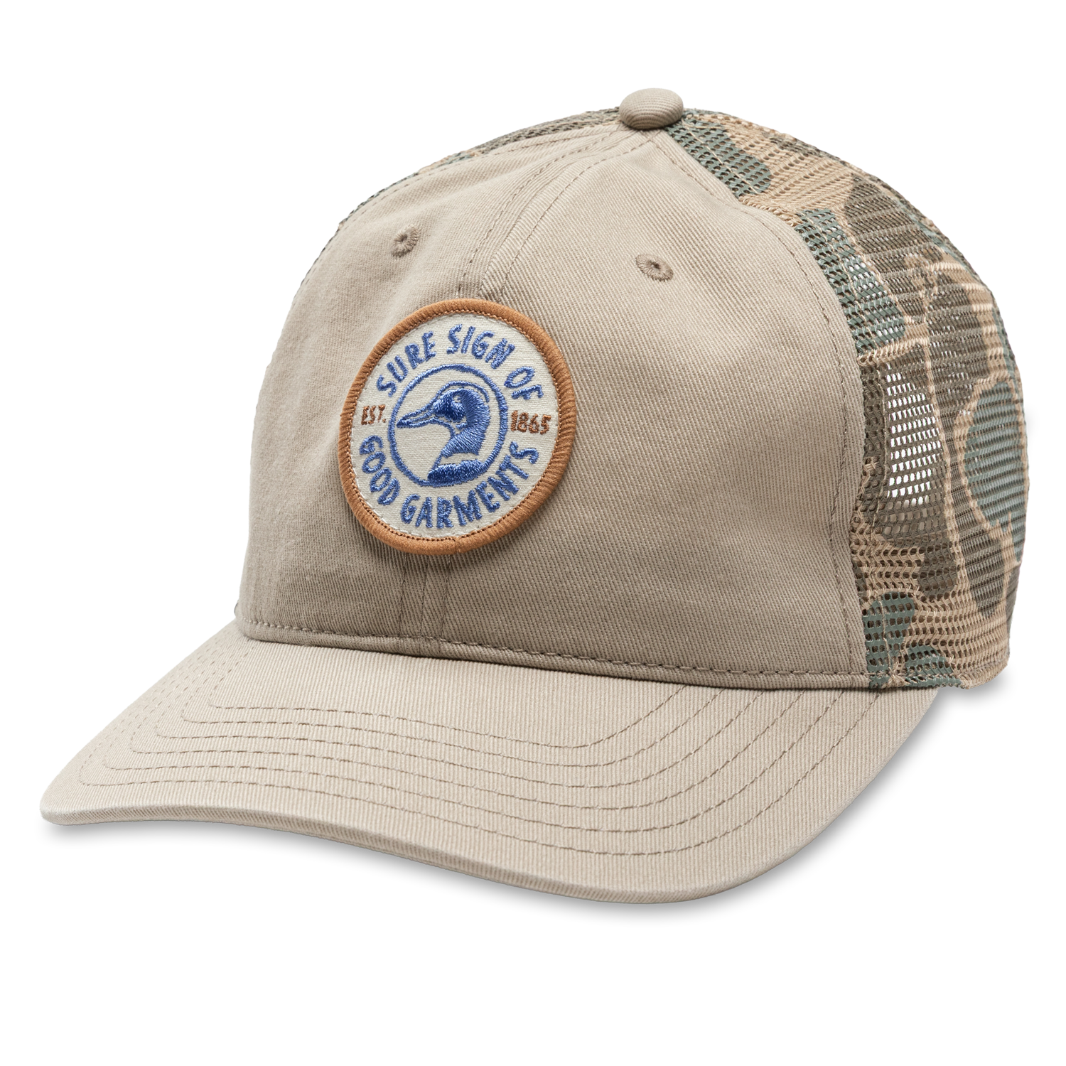 Camo Mesh Trucker Hat