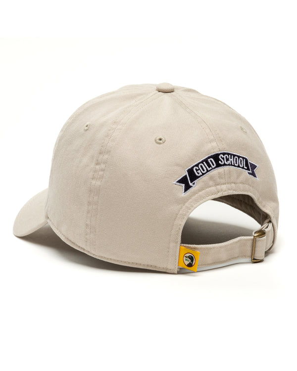 Gold School Twill Hat - Stone