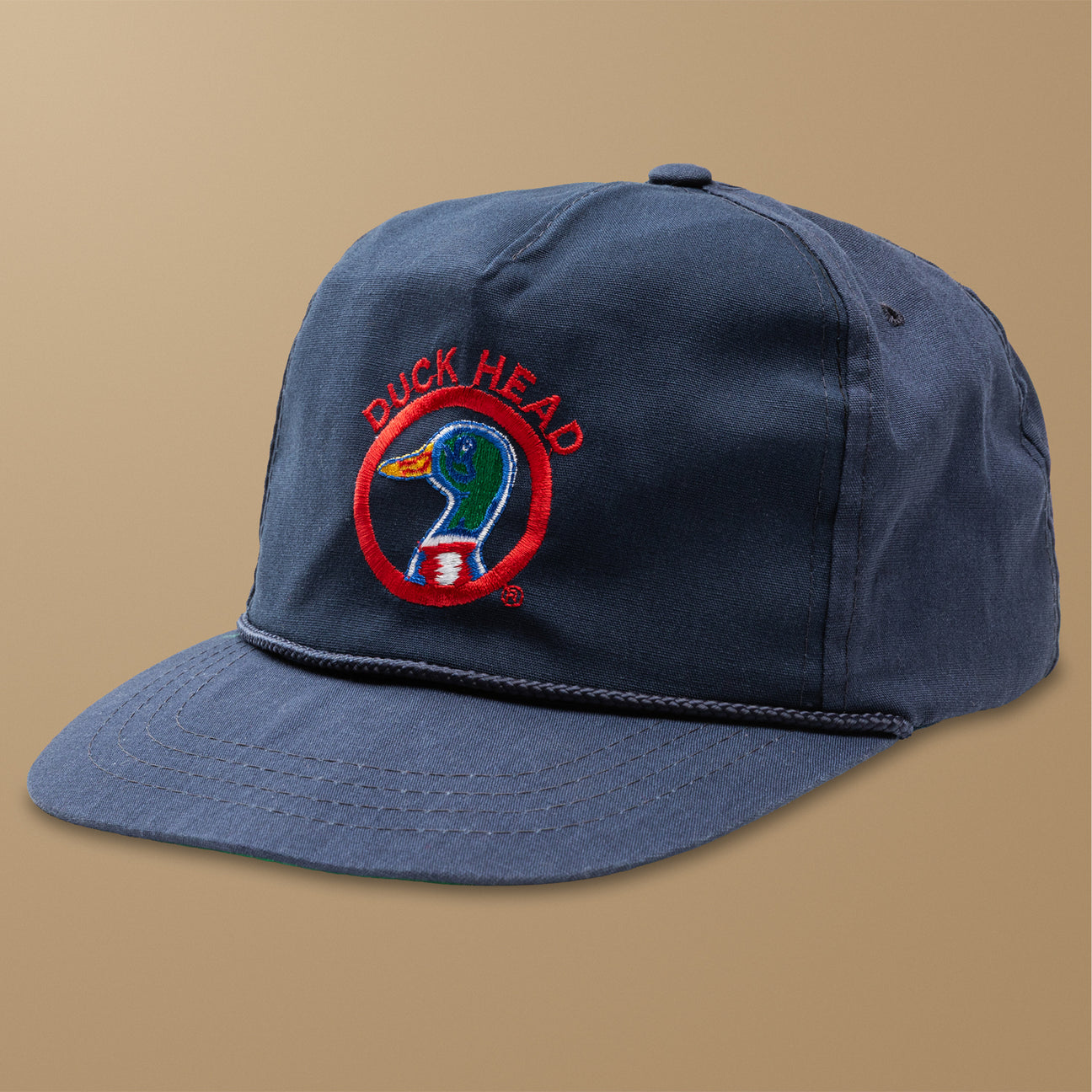 Dark Indigo 5-Panel Unstructured Rope Hat