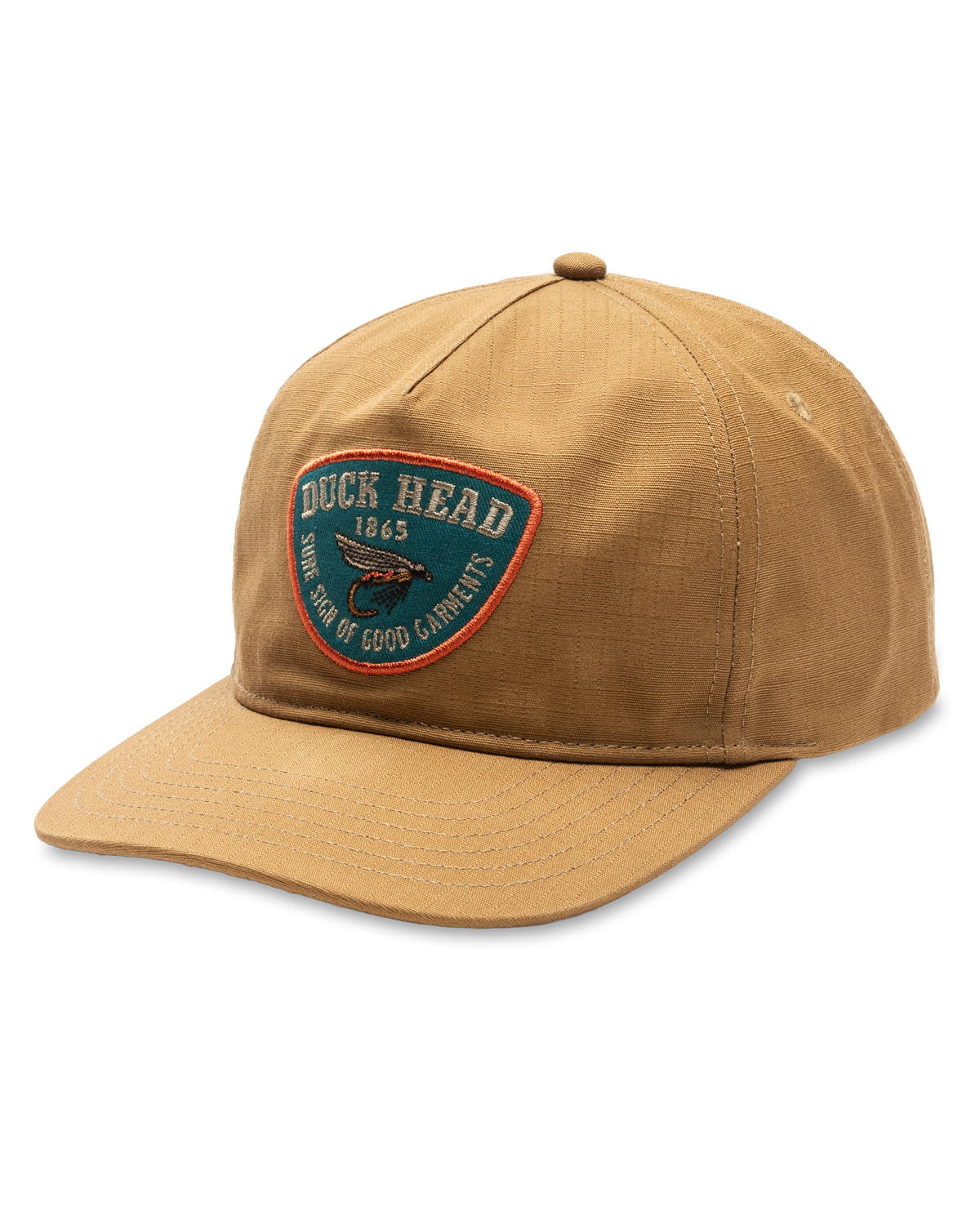 Fly Lure Ripstop Unstructured 5-Panel Hat - Bronze Brown