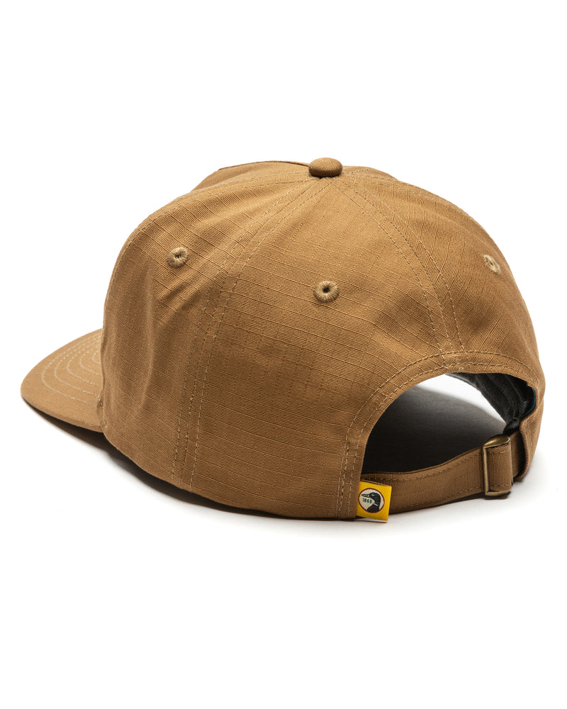 Fly Lure Ripstop Unstructured 5-Panel Hat - Bronze Brown