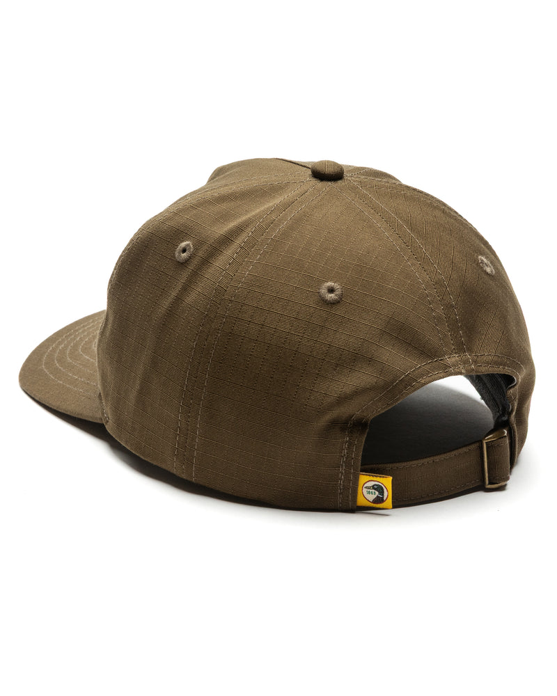 Fly Lure Ripstop Unstructured 5-Panel Hat - Dark Olive