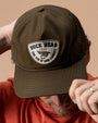 Fly Lure Ripstop Unstructured 5-Panel Hat - Dark Olive