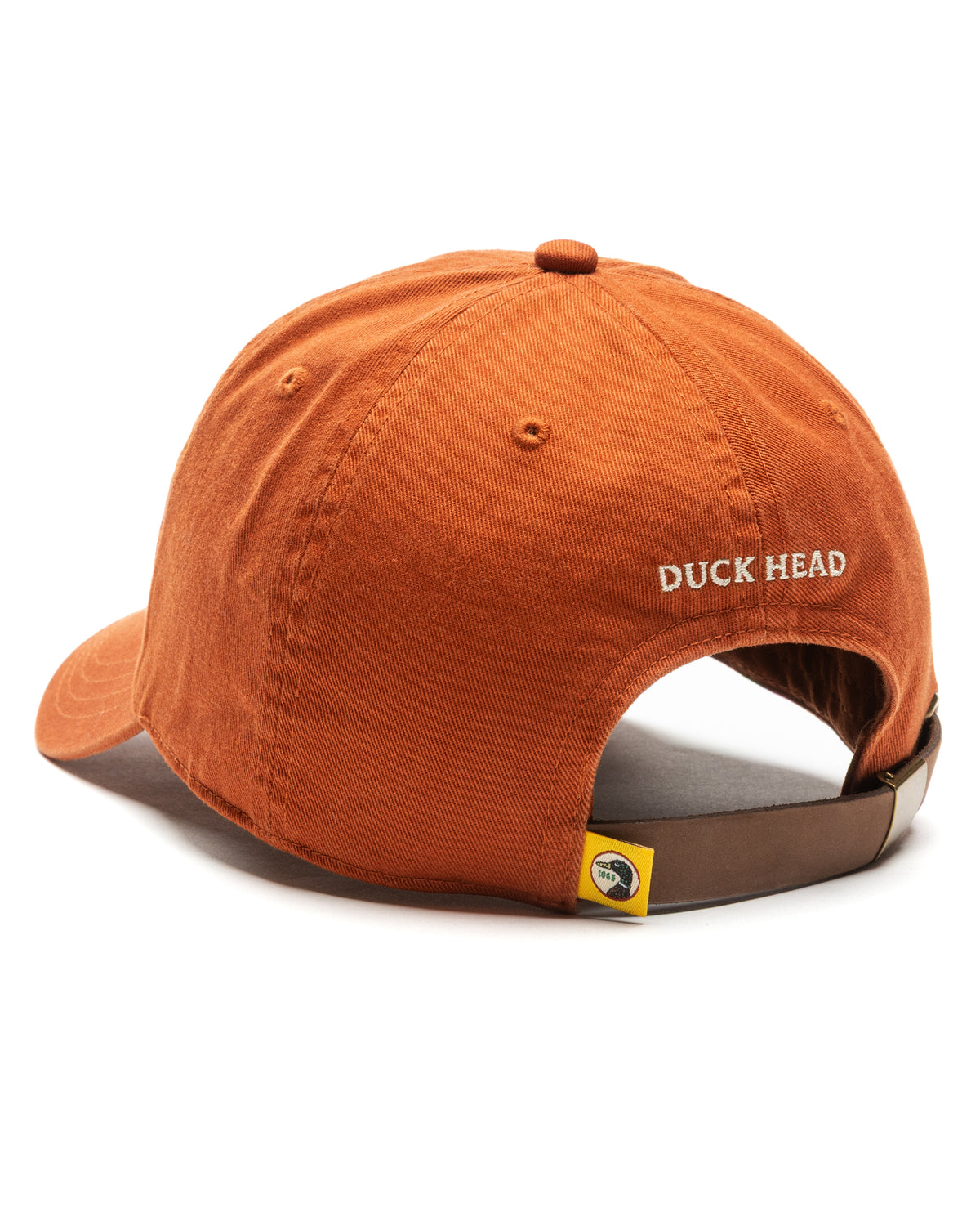 Vintage Motif Cotton Twill Hat - Red Earth