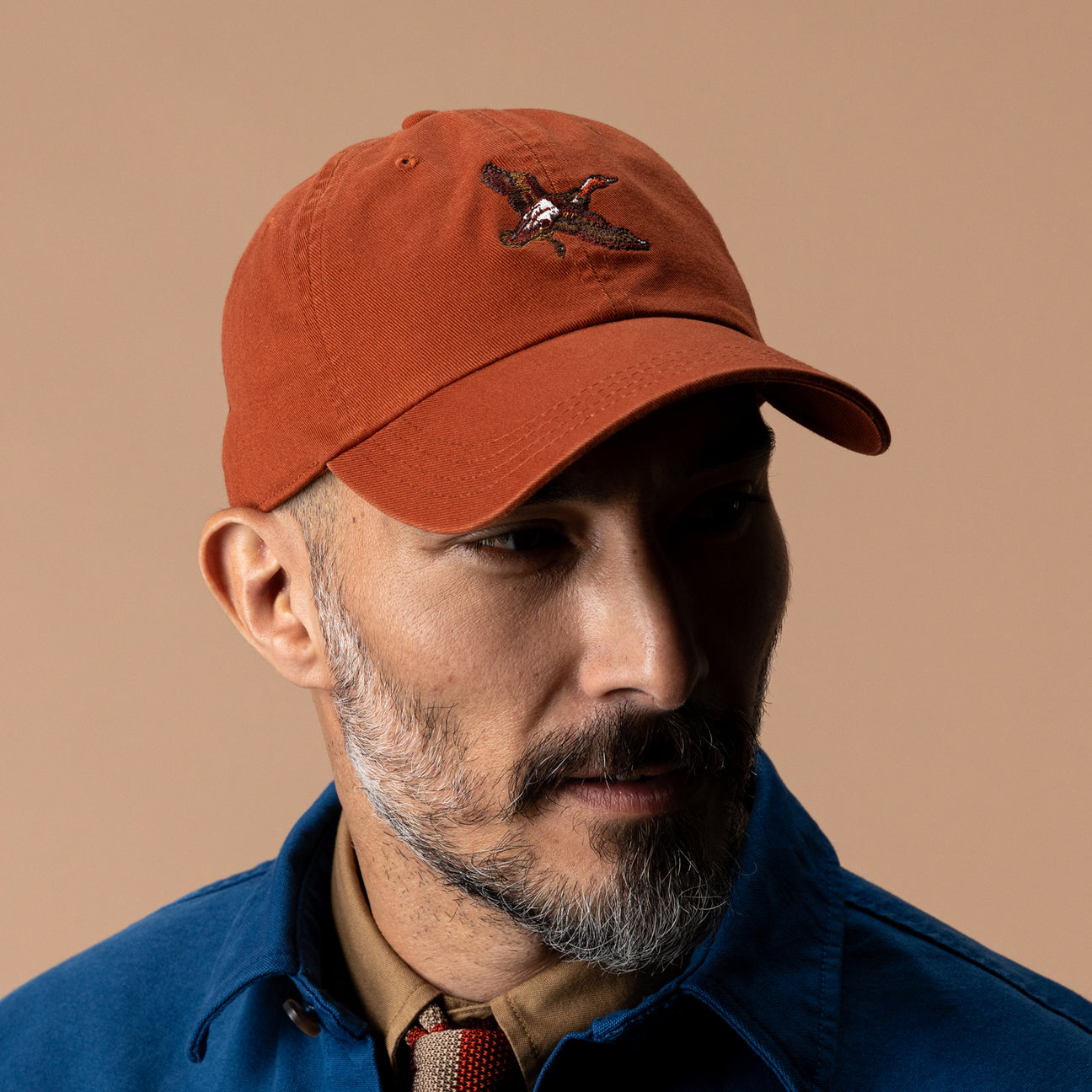Vintage Motif Cotton Twill Hat