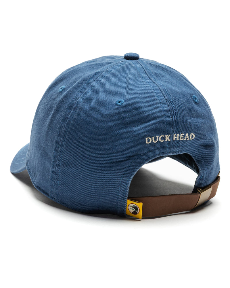 Vintage Motif Cotton Twill Hat - Navy Peony