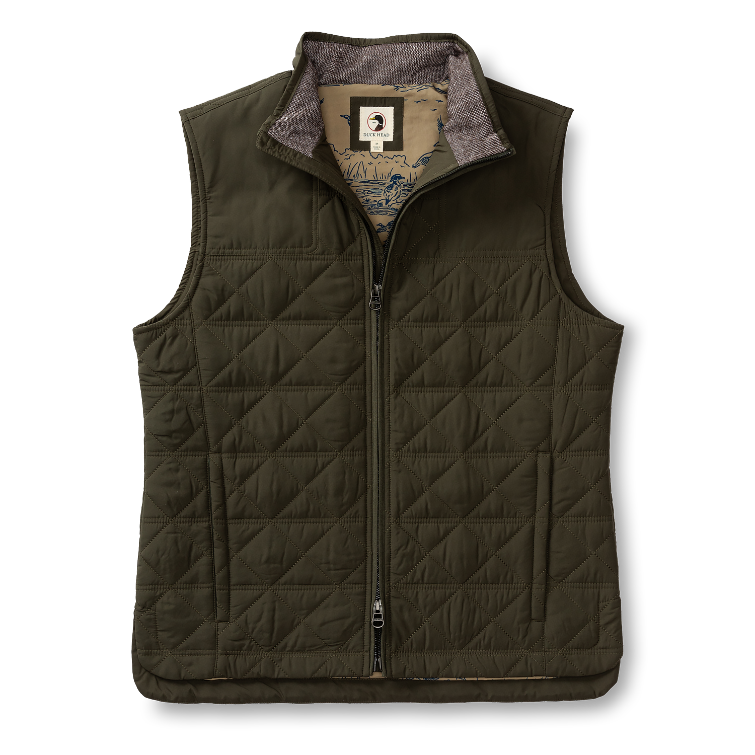 Fremont Performance Quilted Vest - Dark Forest Green