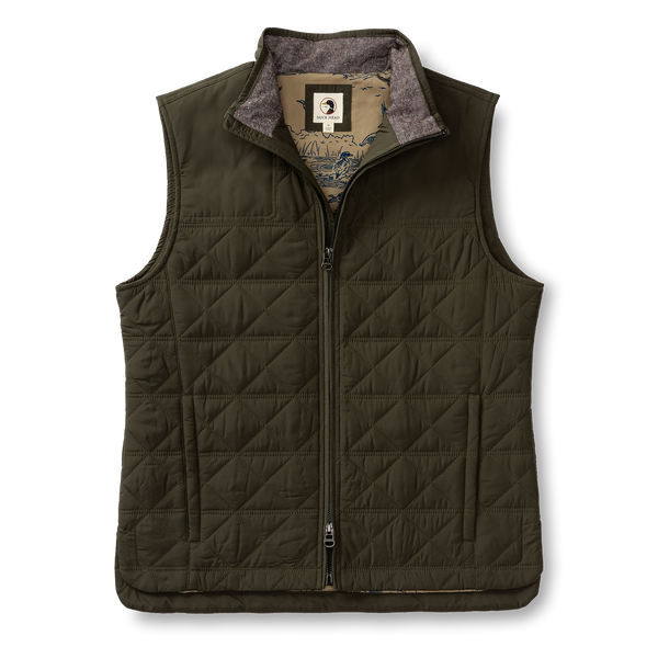 Fremont Performance Quilted Vest - Dark Forest Green