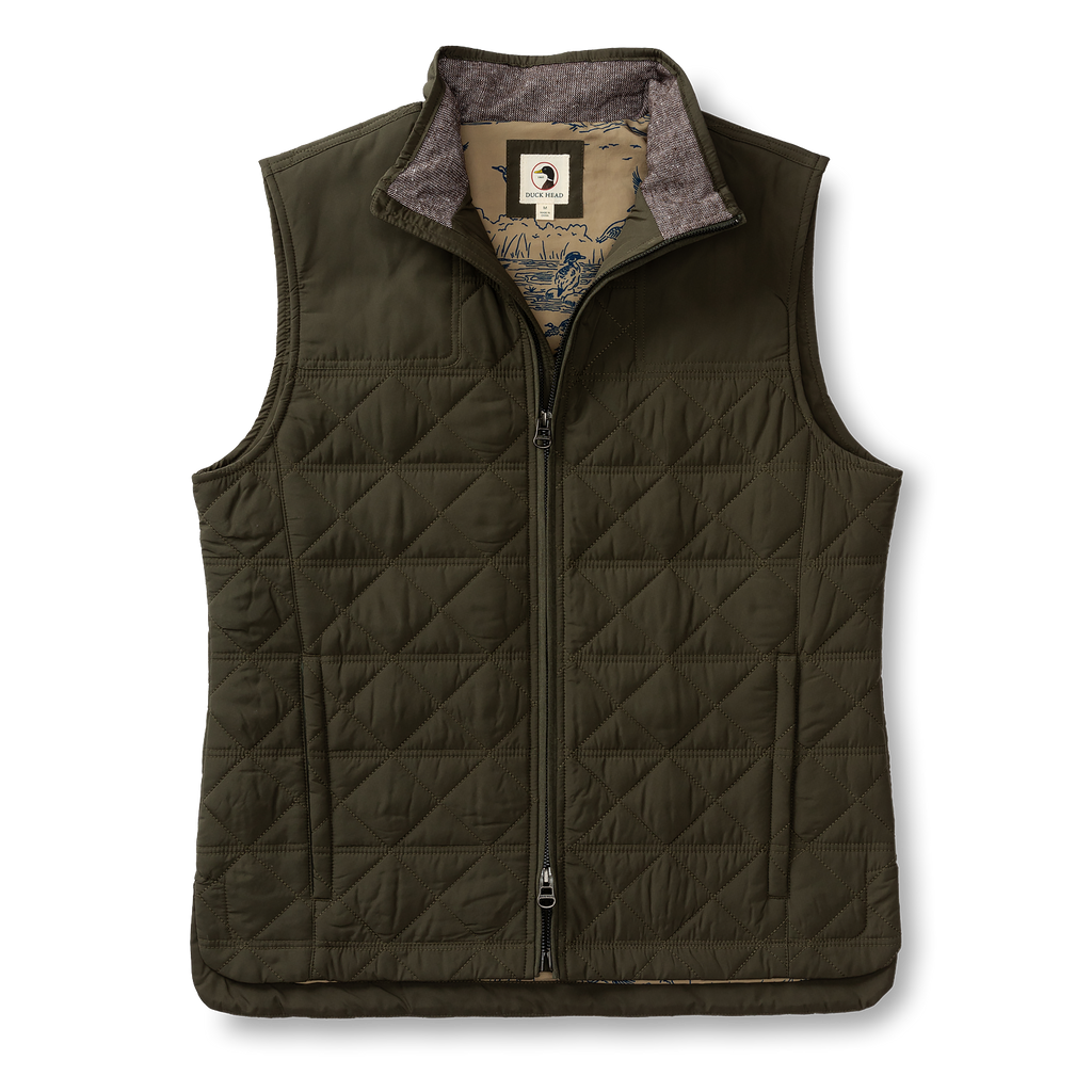 Fremont Performance Quilted Vest - Dark Forest Green Fremont Performance Quilted Vest - Dark Forest Green