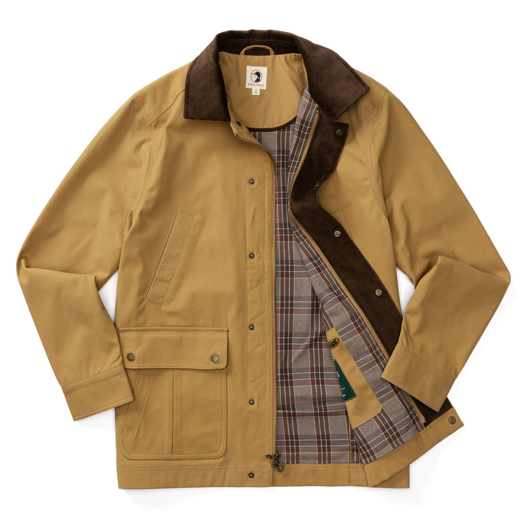 Auralee Washi Duck Canvas Jacket In Green | ModeSens