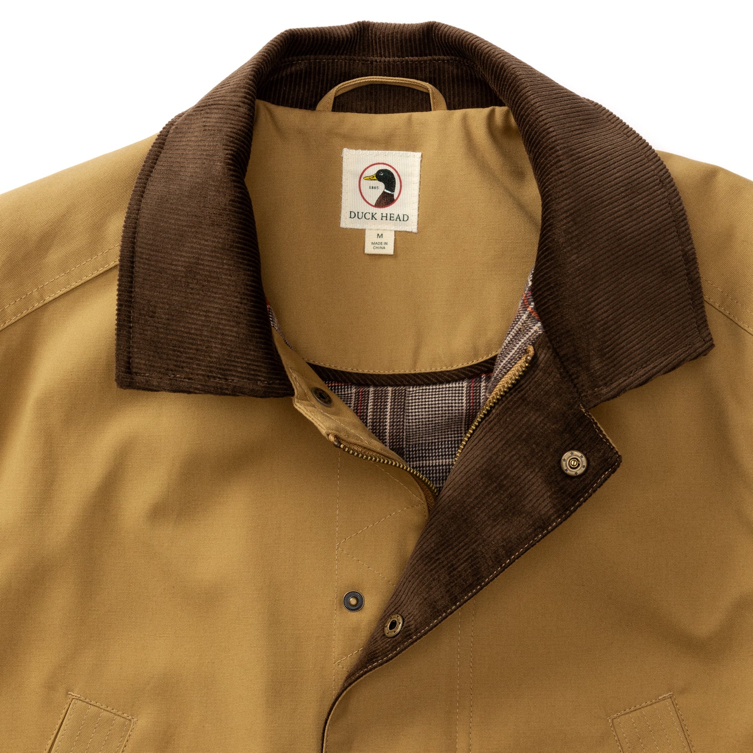 Waxed Duck Canvas Jacket - Dull Gold