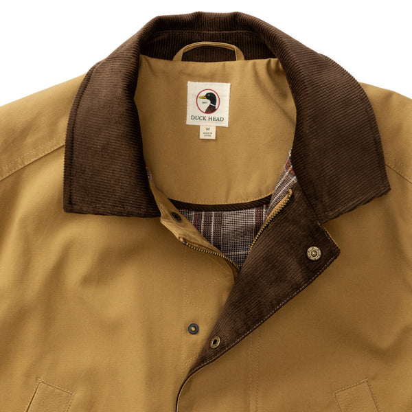 Waxed Duck Canvas Jacket - Dull Gold